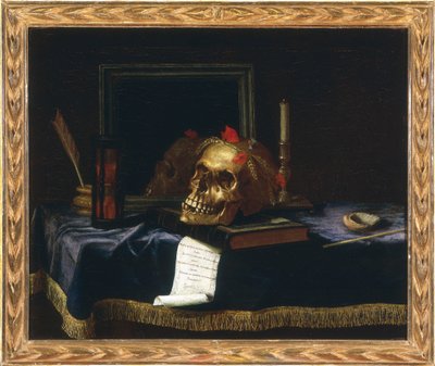 Still Life with Memento Mori by Unknown